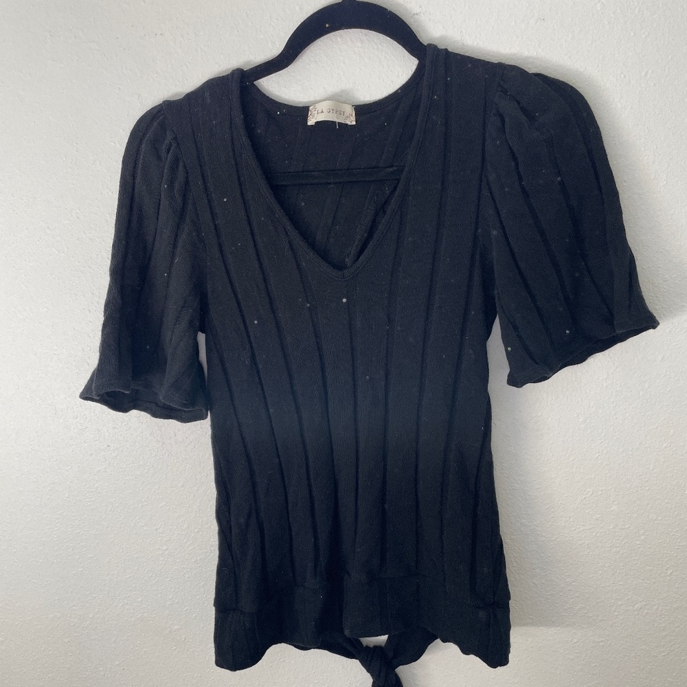 La gypsy open back shirt